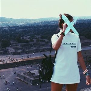 Adidas turtle neck oversized shirt